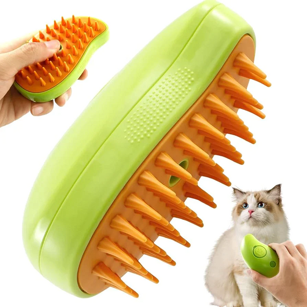 3-In-1 Pet Steaming Brush | Pet Steaming Brush | PuppiPals