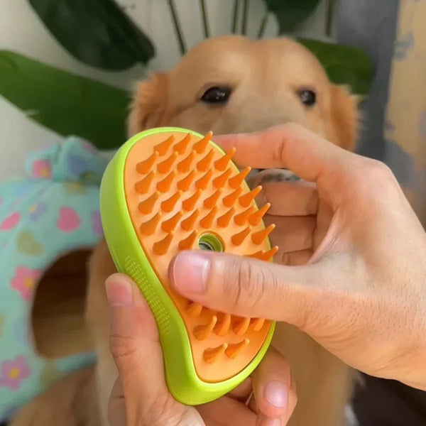 3-In-1 Pet Steaming Brush | Pet Steaming Brush | PuppiPals