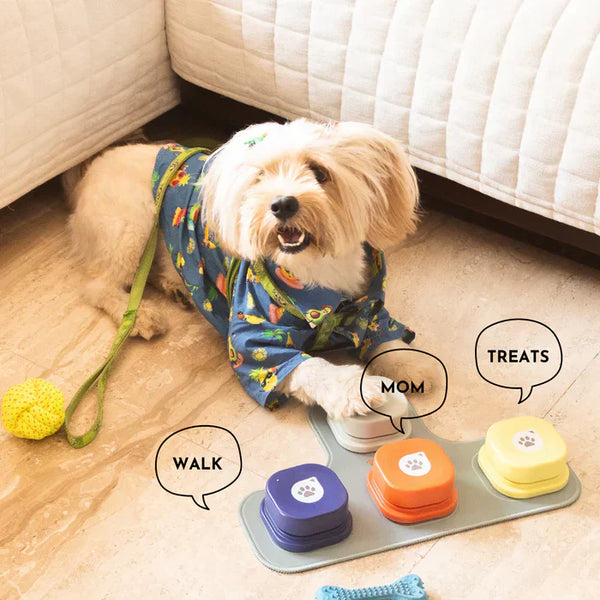 Dog Training Button | Dog Recordable Button | PuppiPals